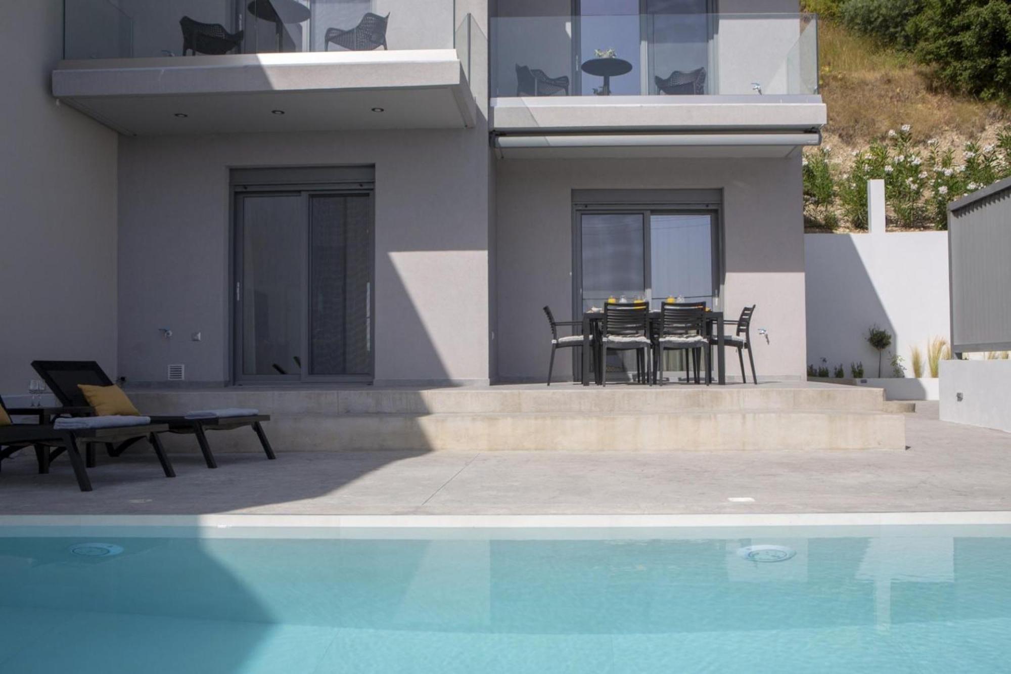 Aloft Luxury Villas Lefkada - Heated Pool Apolpaina المظهر الخارجي الصورة