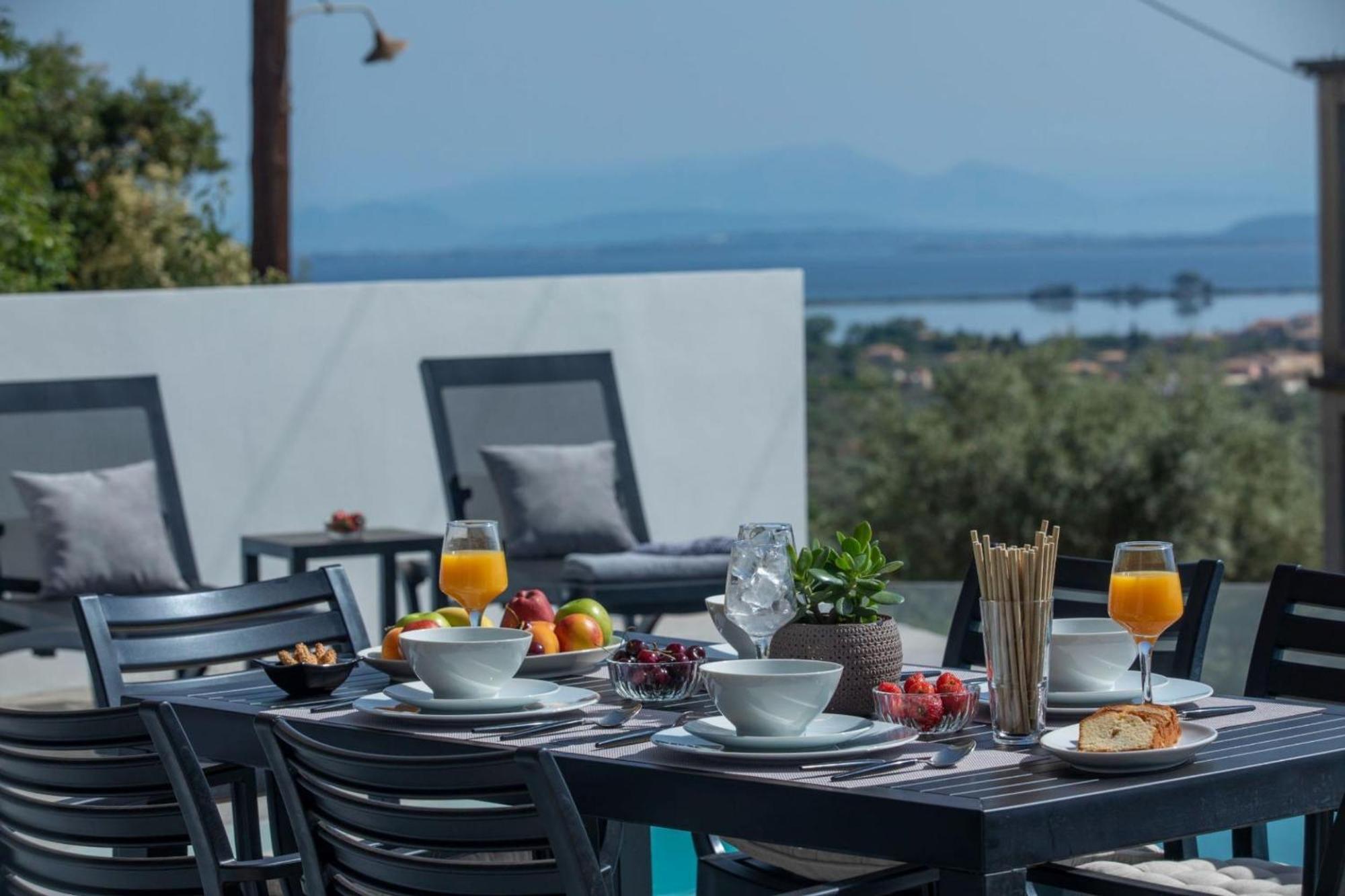 Aloft Luxury Villas Lefkada - Heated Pool Apolpaina المظهر الخارجي الصورة