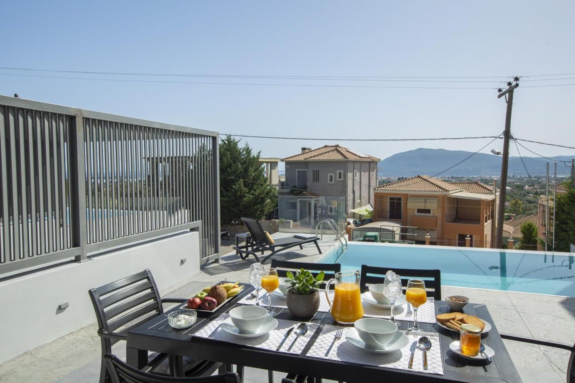 Aloft Luxury Villas Lefkada - Heated Pool Apolpaina المظهر الخارجي الصورة