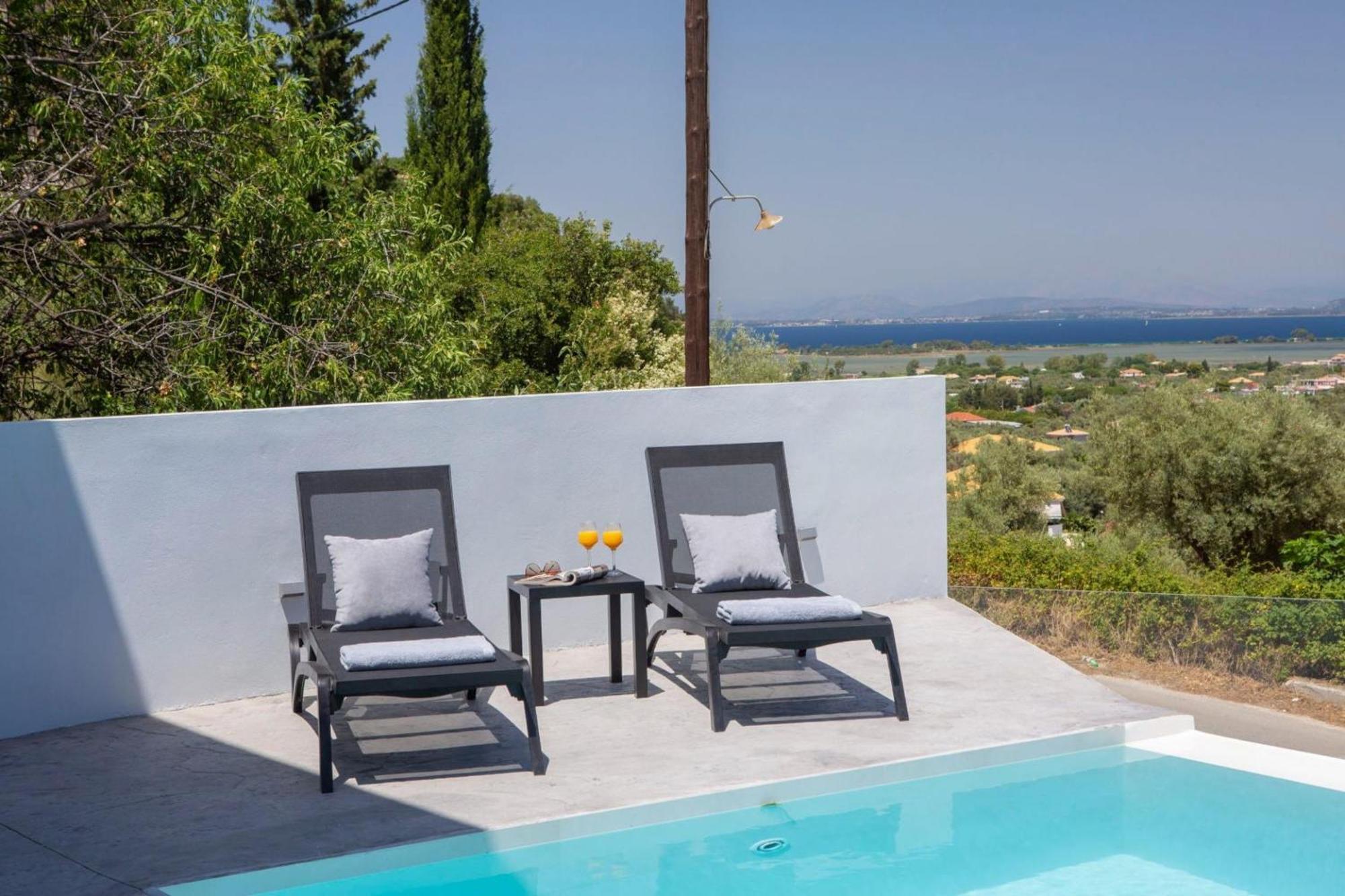 Aloft Luxury Villas Lefkada - Heated Pool Apolpaina المظهر الخارجي الصورة