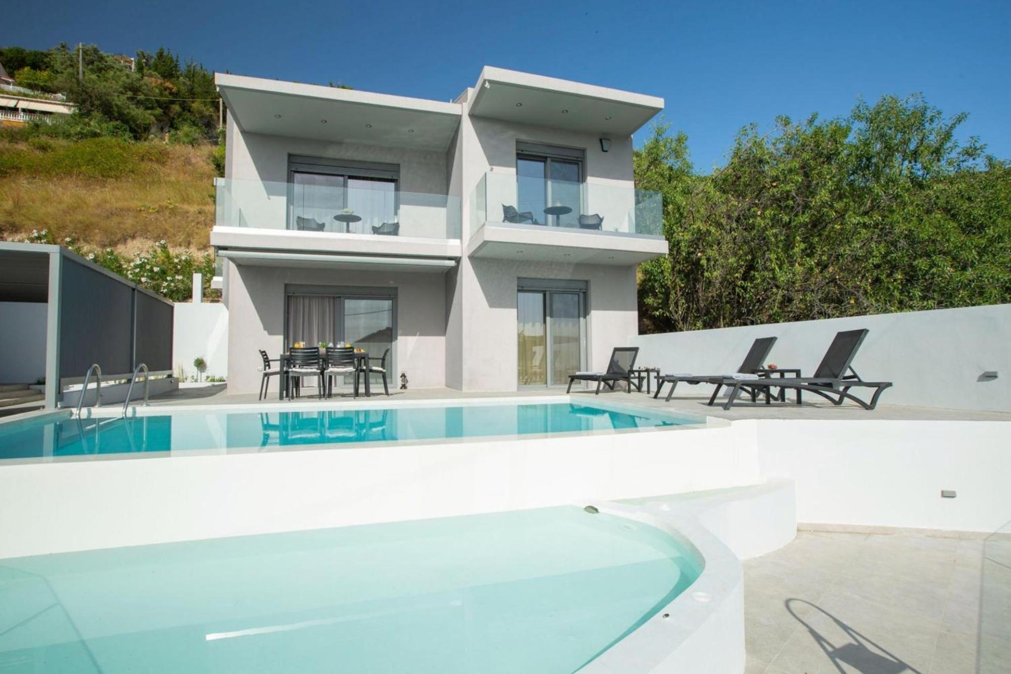 Aloft Luxury Villas Lefkada - Heated Pool Apolpaina المظهر الخارجي الصورة