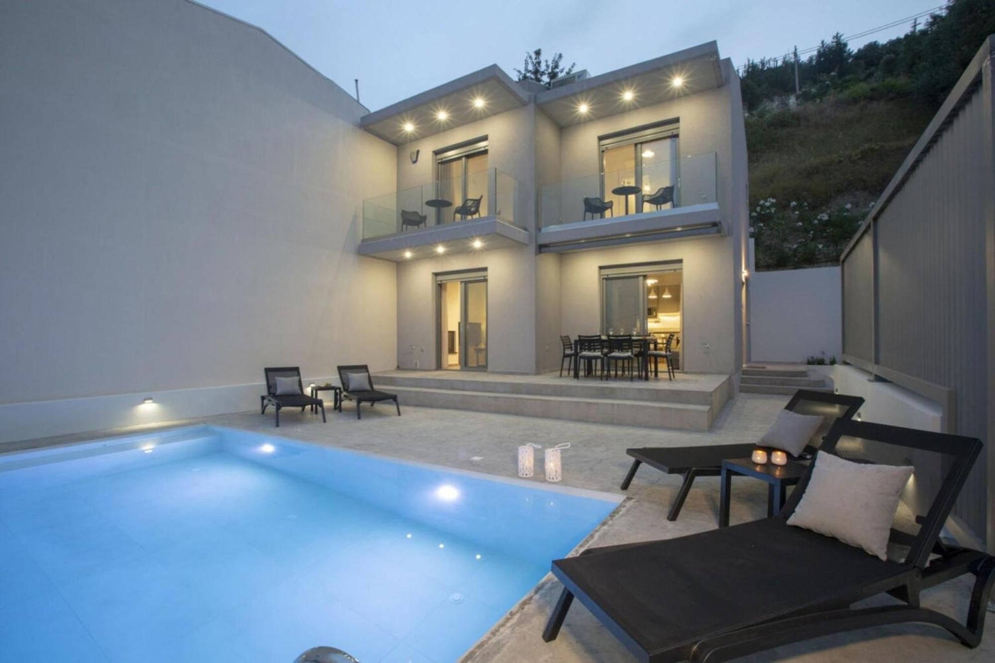Aloft Luxury Villas Lefkada - Heated Pool Apolpaina المظهر الخارجي الصورة